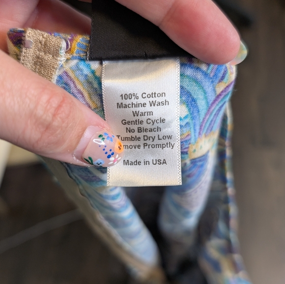 Retro Licious Cotton Geometric Pattern Fitflare A Line Midi Vintage Dress Medium - Picture 11 of 11